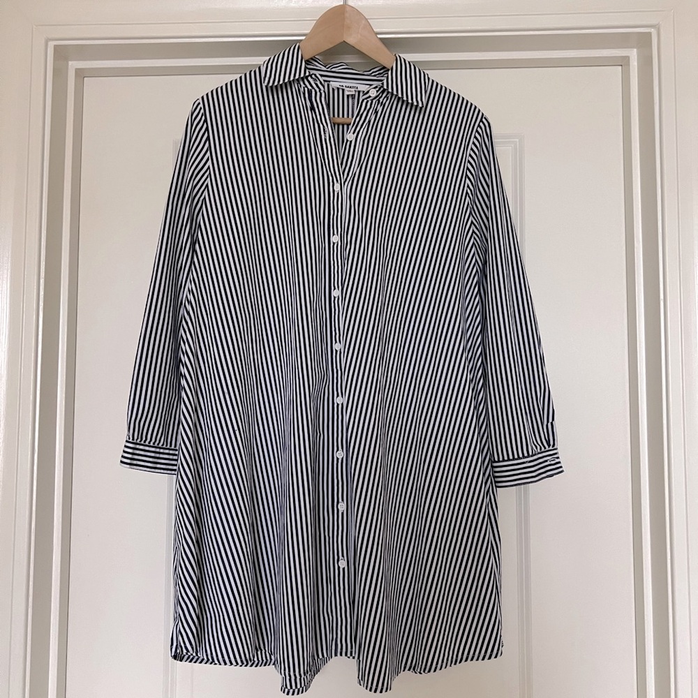 BB Dakota Striped Shirtdress